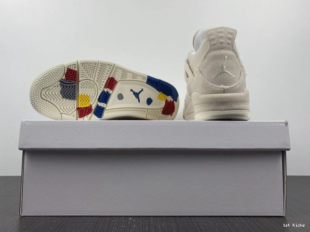 DQ4909-100 Jordan (W) 4 Blank Retro Canvas 0716